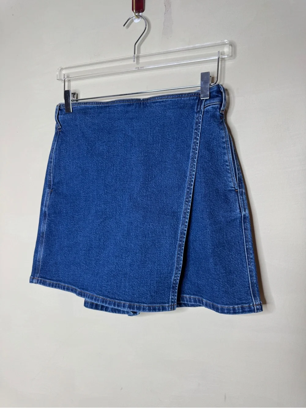 J.McLaughlin Gwendoline Denim Wrap Skort Women’s Size 0 Blue Stretch NWT